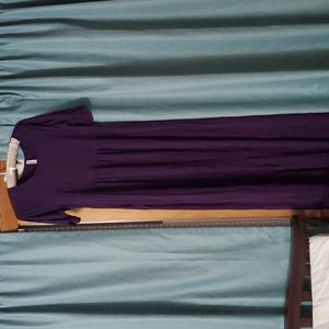 Beautiful plum maxi dress size large